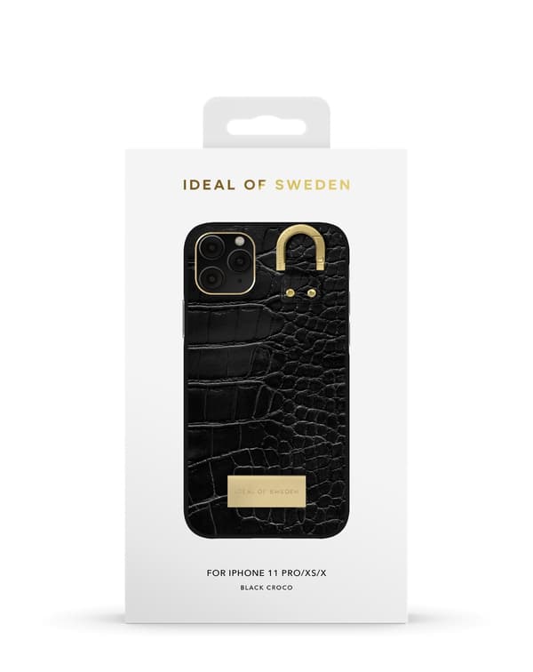 Atelier Case iPhone 11 Pro / XS / X Black Croco Black