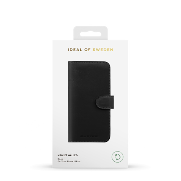 Magnet Wallet+ iPhone 15 Plus Black Black