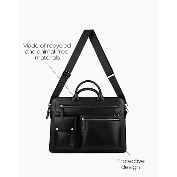 Unity Messenger Laptop Bag Eagle Black