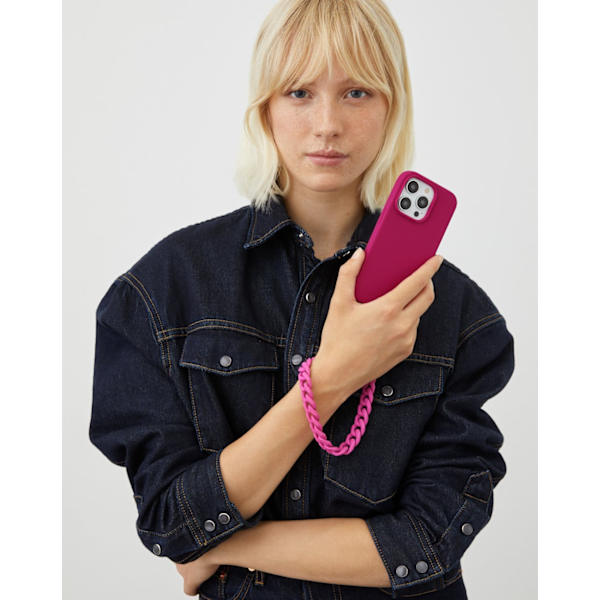 Silicone Case iPhone 14 Pro Max Magenta Pink