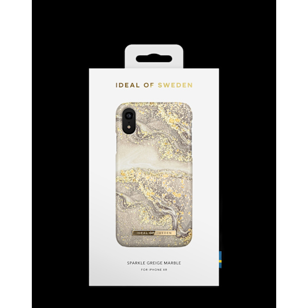 Printed Case iPhone XR Sparkle Greige Marble Grey