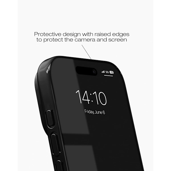 Slim Case MagSafe iPhone 17 Pro Glossy Black Svart