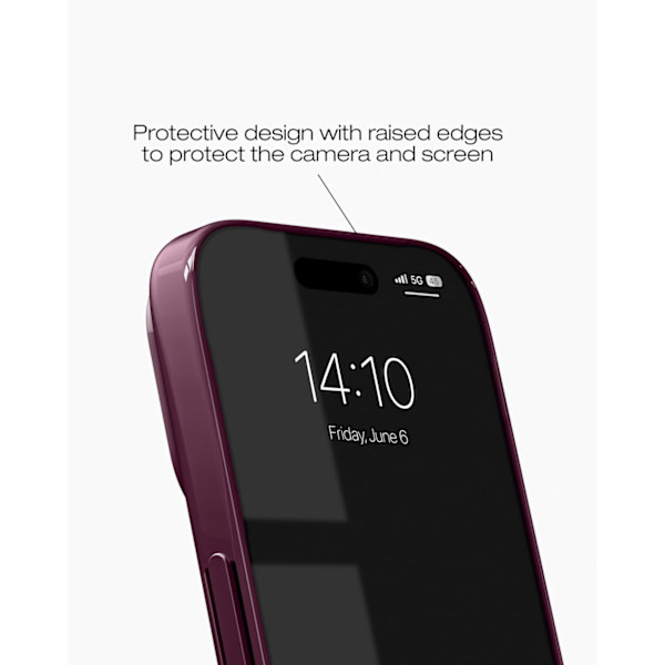 Slim Case MagSafe iPhone 17 Glossy Cherry Röd