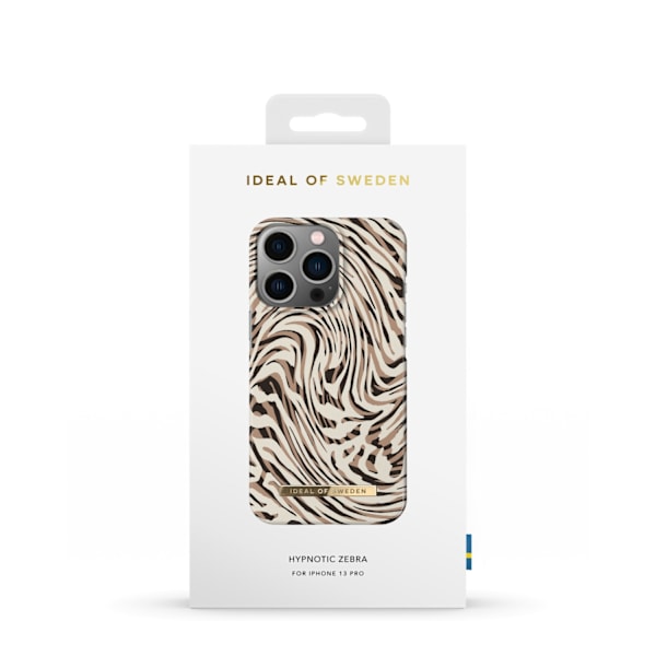 Printed Case iPhone 13 Pro Hypnotic Zebra Beige