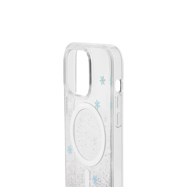 Clear Case MagSafe iPhone 14 Pro Snowflake Silver