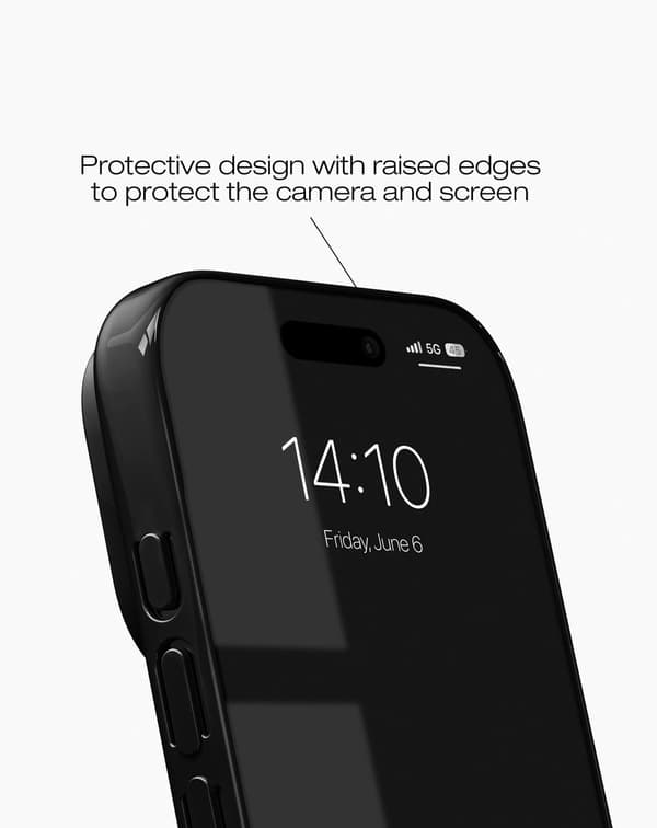 Slim Case MagSafe iPhone 17 Pro Max Glossy Black Svart