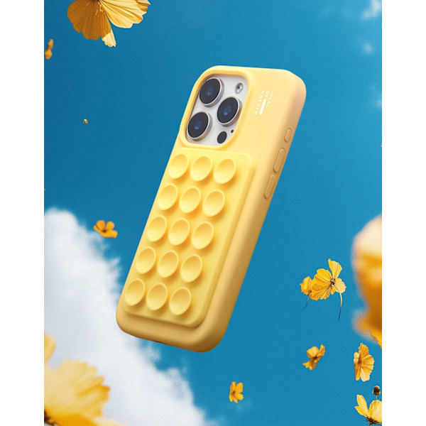 MagSafe Suction Phone Mount Soft Lemon Yellow