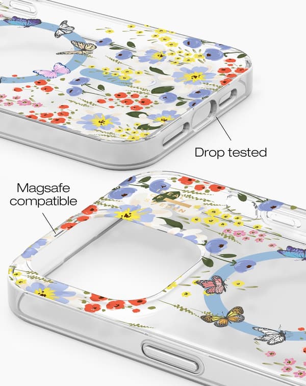 Clear Case MagSafe iPhone 15 Pro Max Artistic Garden