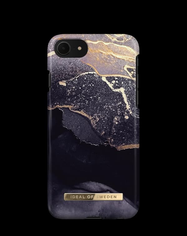 Printed Case iPhone 8 / 7 / 6 / 6S / SE Golden Twilight Black