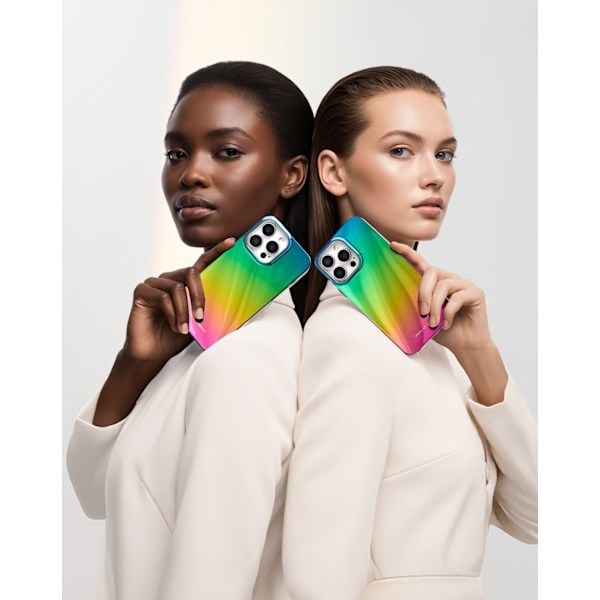 Mirror Case MagSafe iPhone 14 Pro Max Rainbow