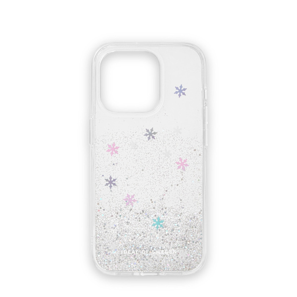 Clear Case iPhone 15 Pro Snowflake Silver