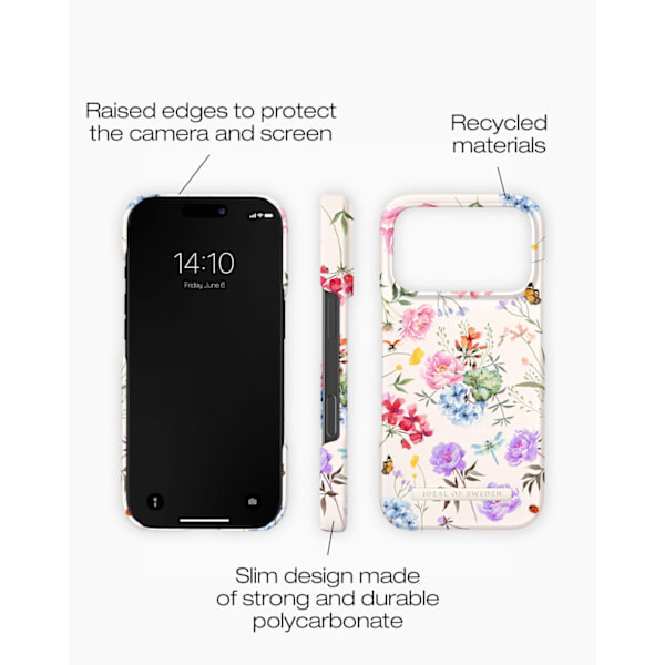 Printed Case iPhone 17 Pro Forever Flower multifärg