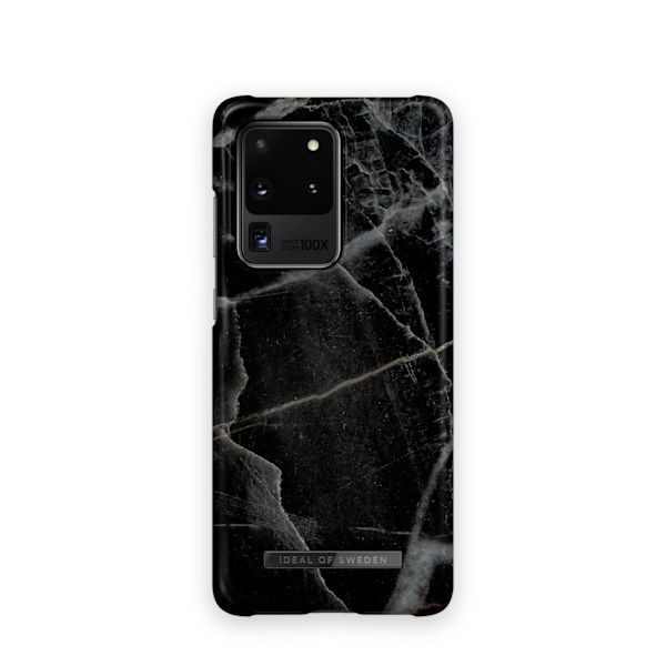 Printed Case Galaxy S20 Ultra Black Thunder Marble