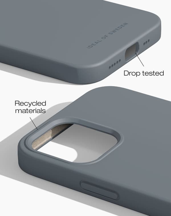 Silicone Case iPhone 12 / 12 Pro Midnight Blue Blue