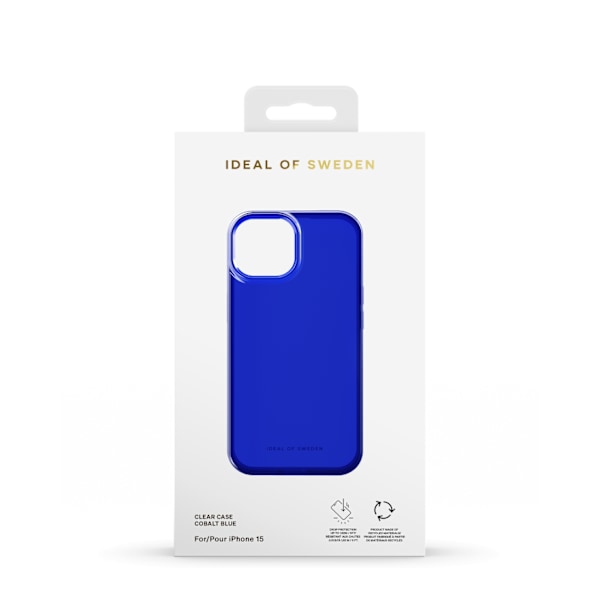 Clear Case iPhone 13 / 14 / 15 / 16e Cobalt Blue