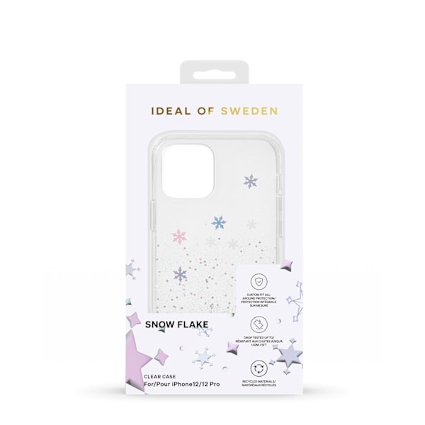 Clear Case iPhone 12 / 12 Pro Snowflake