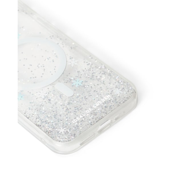 Clear Case MagSafe iPhone 15 Pro Max Snowflake Silver