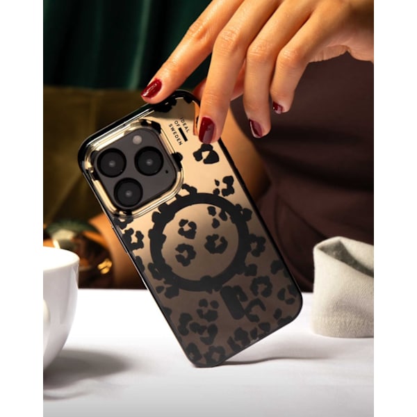 Mirror Case MagSafe iPhone 14 Pro Max Leo Ombre Guld