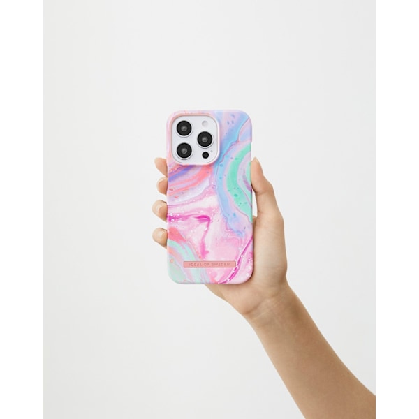 Printed Case MagSafe iPhone 15 Pro Max Pastel Marble Multicolor
