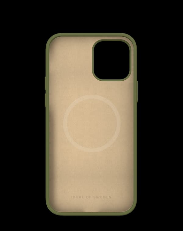 Silicone Case MagSafe iPhone 12 / 12 Pro Khaki Green
