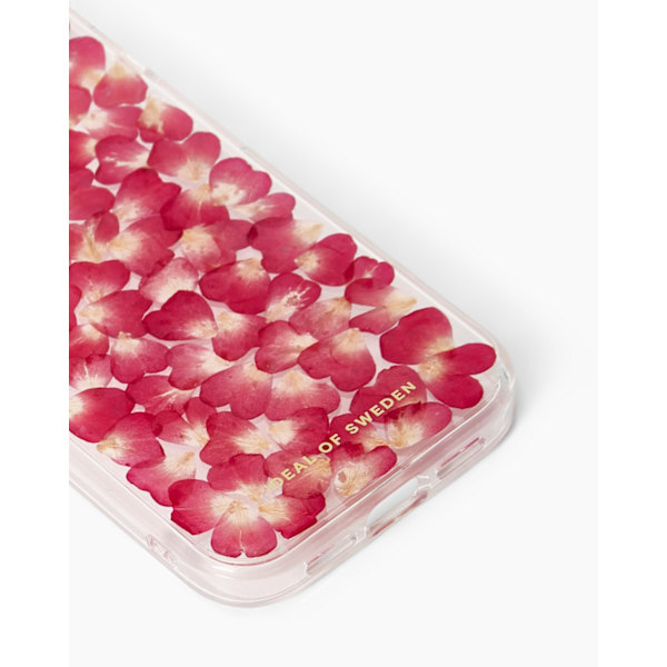 Clear Case iPhone 15 Pro Red Roses Transparent