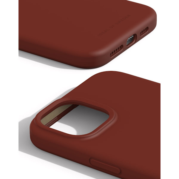 Silicone Case iPhone 15 Plus Dark Amber Brown