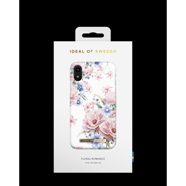 Printed Case iPhone XR Floral Romance White