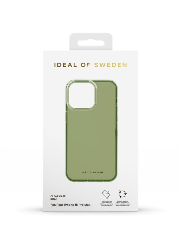 Clear Case iPhone 15 Pro Max Khaki Green