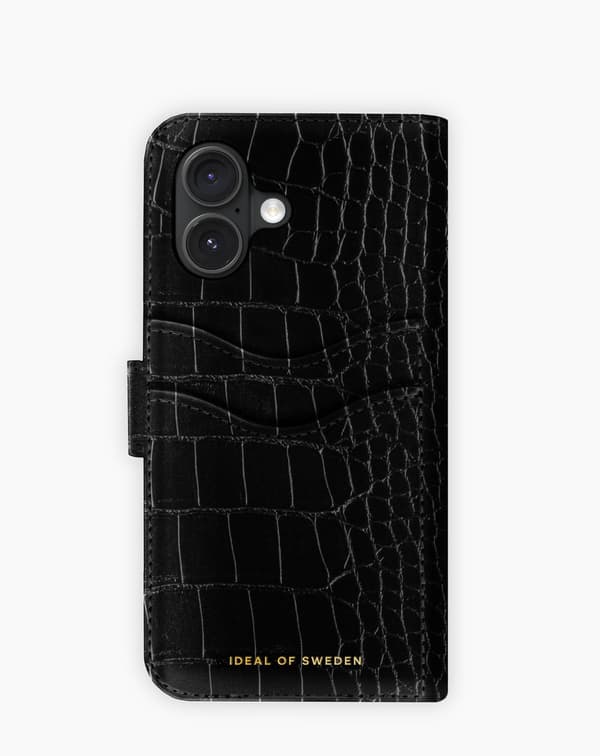 Magnet Wallet+ MagSafe iPhone 17 Black Croco Black