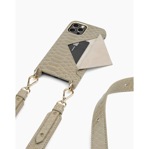 Necklace Case iPhone 12 Pro Max Arizona Snake Beige