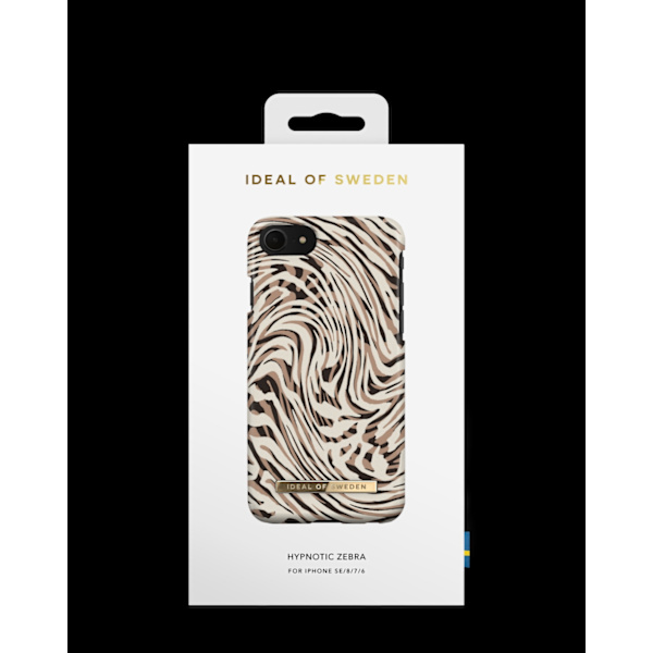 Printed Case iPhone 8 / 7 / 6 / 6S / SE Hypnotic Zebra Beige