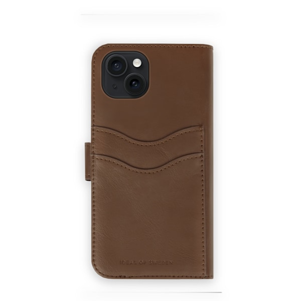 Magnet Wallet+ iPhone 15 Plus Dark Brown Brown