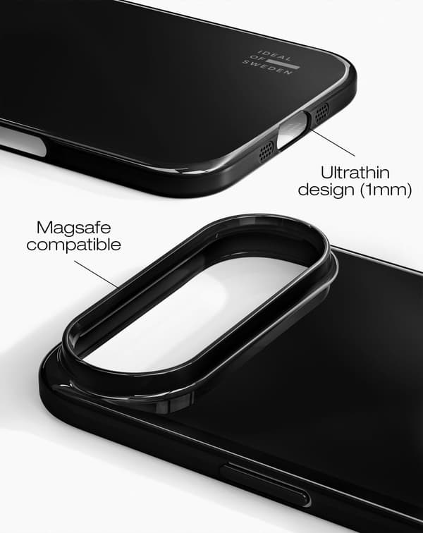 Slim Case MagSafe iPhone Air Glossy Black Svart