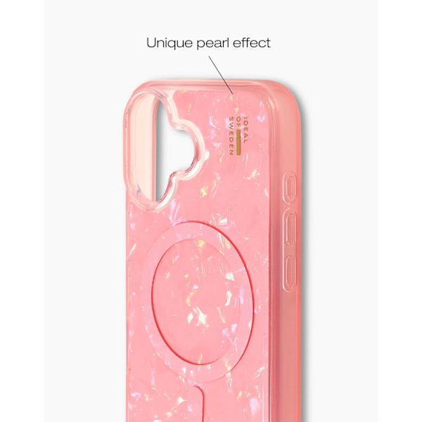 Pearlised Case MagSafe iPhone 16 Pink