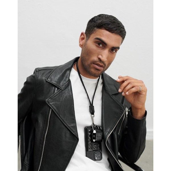 Statement AirPods case Dawn Black Stud