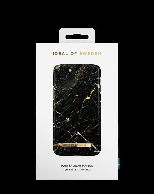 Printed Case iPhone 11 Pro / XS / X Port Laurent Marble Black