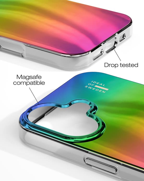 Mirror Case MagSafe iPhone 16 Rainbow