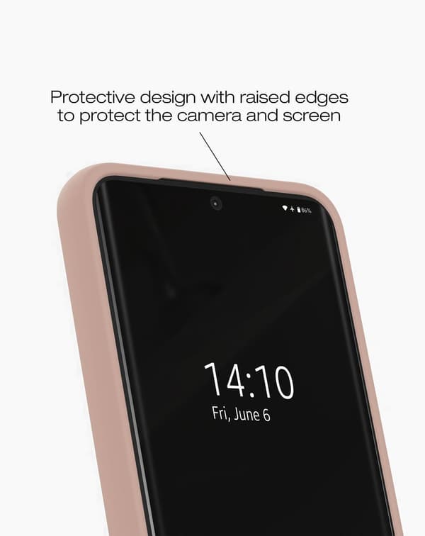 Silicone Case MagSafe Galaxy S24 Plus / S25 Plus Blush Pink Rosa