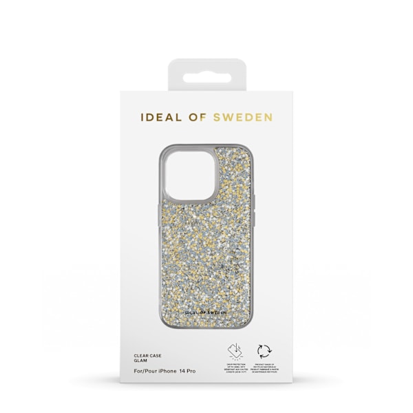 Clear Case iPhone 14 Pro Glam Gold