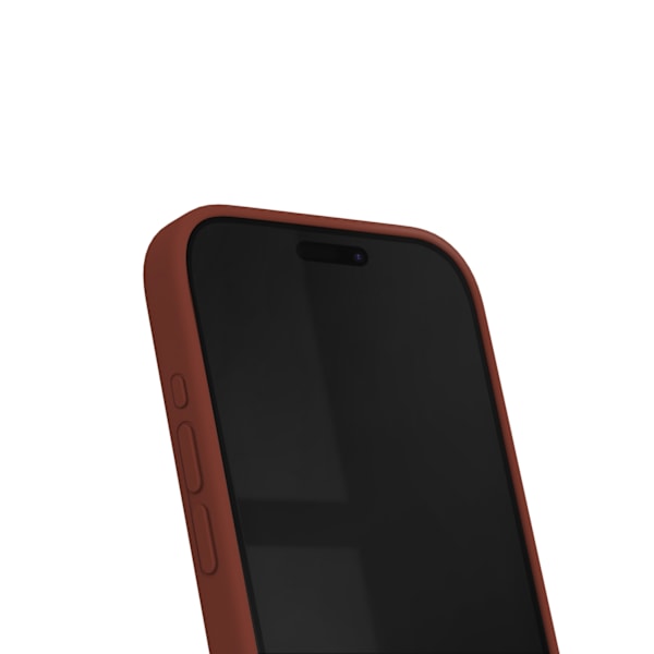 Silicone Case iPhone 15 Pro Max Dark Amber Brown