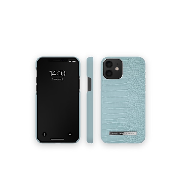 Atelier Case iPhone 12 / 12 Pro Soft Blue Croco Blue