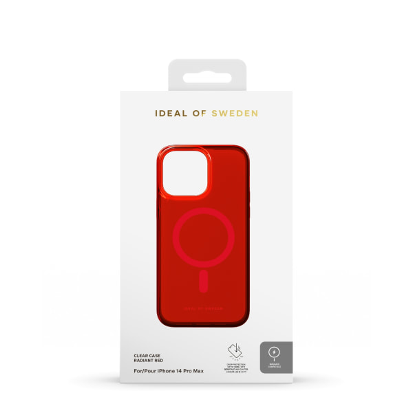 Clear Case MagSafe iPhone 14PM Radiant Red