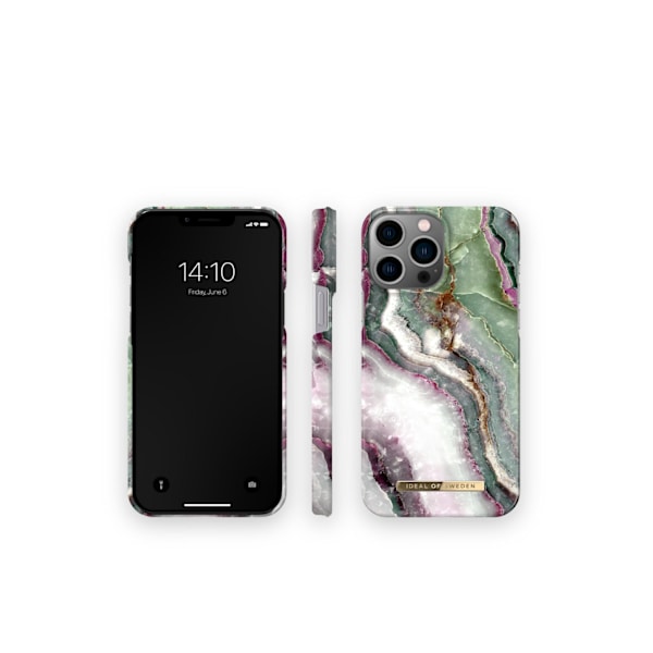 Printed Case MagSafe iPhone 14 Pro Max Northern Lights Green