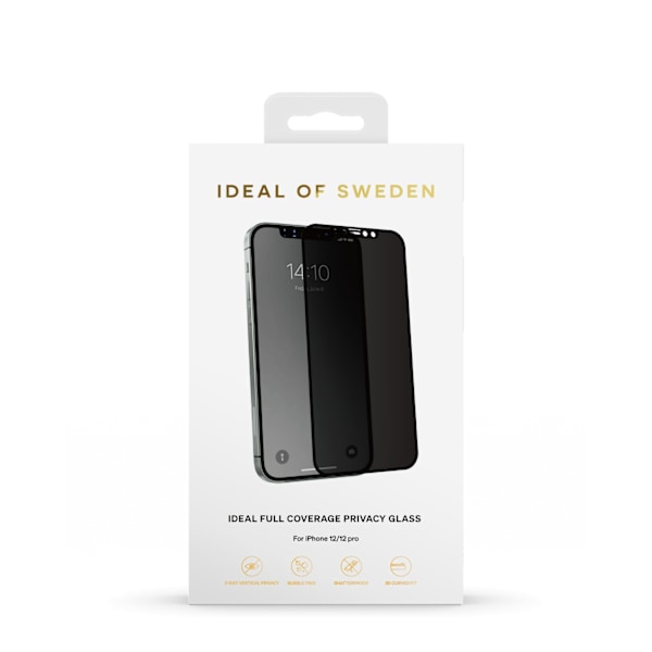 IDEAL Full Coverage Privacy Glass iPhone 12 / 12 Pro Transparent