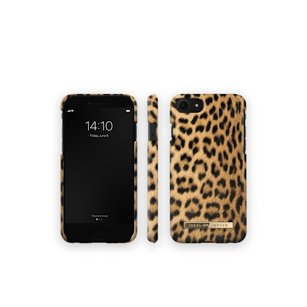 Printed Case iPhone 8 / 7 / 6 / 6S / SE Wild Leopard Yellow