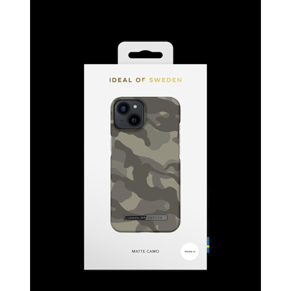 Printed Case iPhone 13 Matte Camo Green