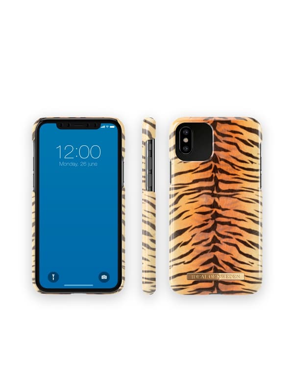 Printed Case iPhone 11 Pro / XS / X Sunset Tiger Orange