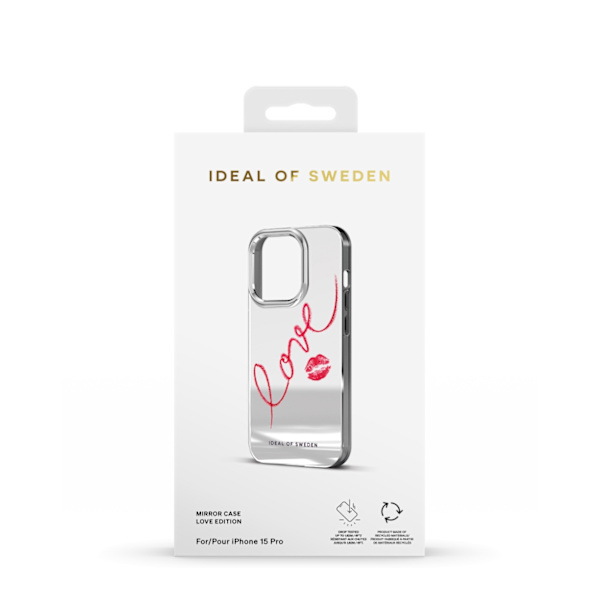 Mirror Case iPhone 15 Pro Mirror Love Edition Red