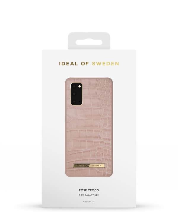 Atelier Case Galaxy S20 Rose Croco Pink