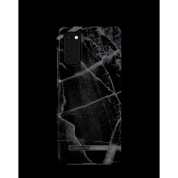 Printed Case Galaxy S20 Black Thunder Marble Black